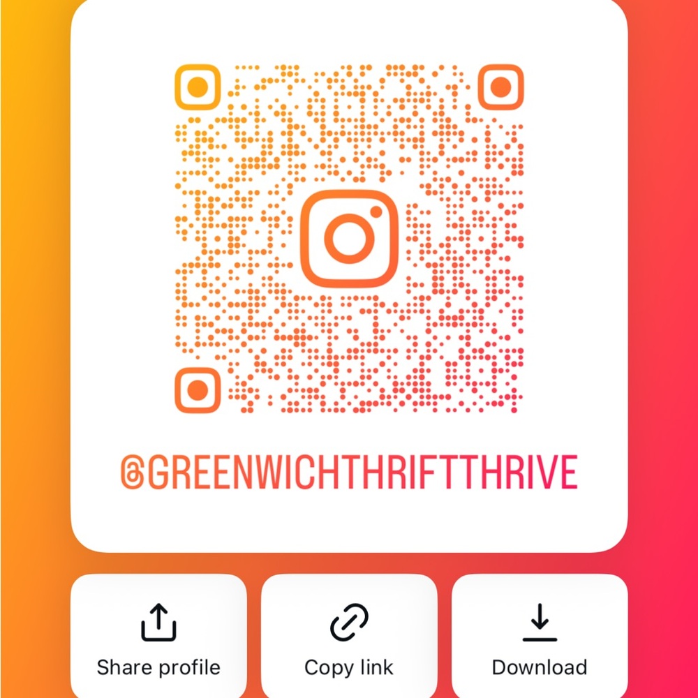 Instagram QR Code Card
